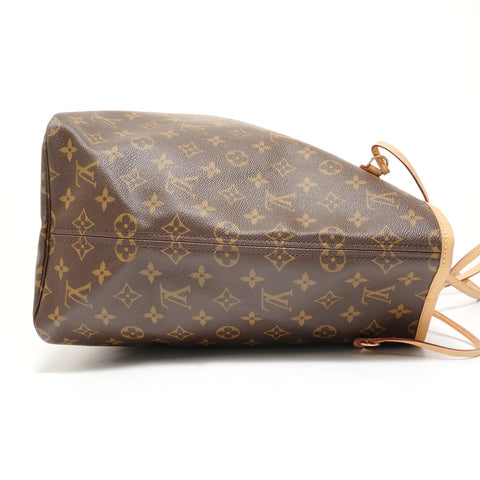 LOUIS VUITTON 2012 Neverfull GM Monogram Tote Bag Brown WS27552