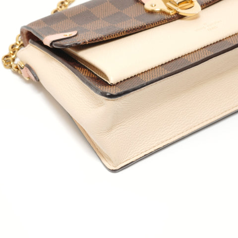 LOUIS VUITTON Damier Portefeuille Vavin Chain, made in 2020. Shoulder Bag Brown WS27554