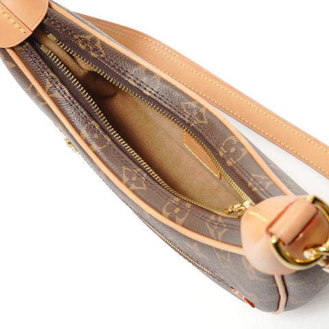 LOUIS VUITTON 2021-2025 Loop Monogram Shoulder Bag Brown WS27557