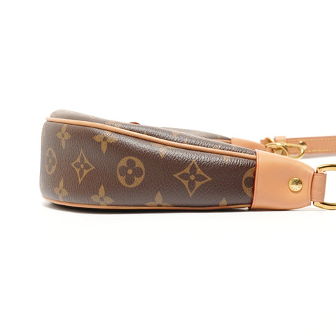 LOUIS VUITTON 2021-2025 Loop Monogram Shoulder Bag Brown WS27557