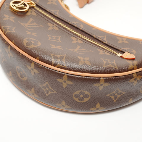 LOUIS VUITTON 2021-2025 Loop Monogram Shoulder Bag Brown WS27557