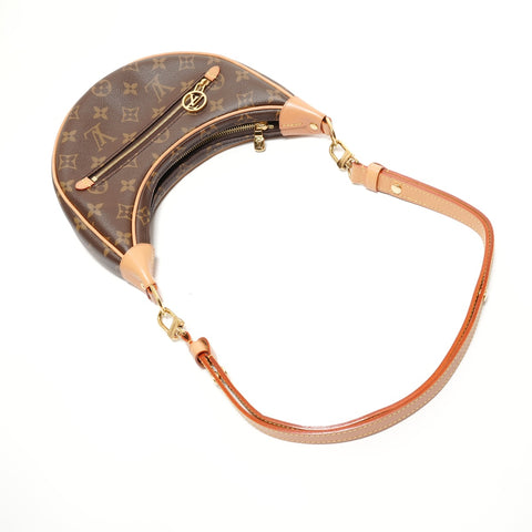 LOUIS VUITTON 2021-2025 Loop Monogram Shoulder Bag Brown WS27557