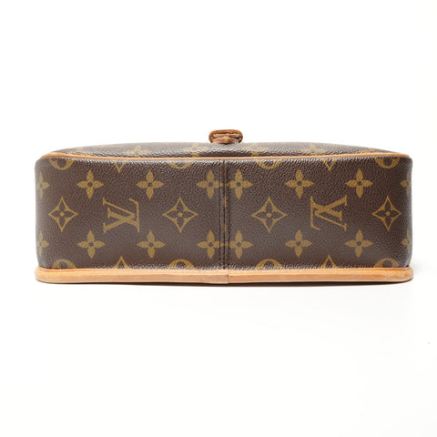 LOUIS VUITTON Monogram Sologne, made in 2006. Shoulder Bag Brown WS27561