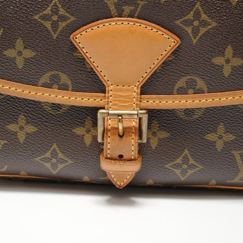 LOUIS VUITTON Monogram Sologne, made in 2006. Shoulder Bag Brown WS27561