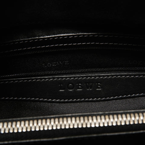 LOEWE Anagram Suede Handbag black WS27563