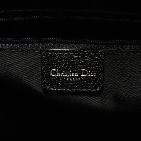 Christian Dior Flower Trotter Canvas Handbag black WS27564