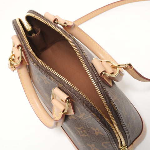 LOUIS VUITTON Monogram Alma BB (2020 model) Handbag Brown WS27565