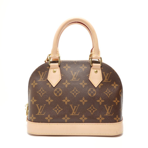 LOUIS VUITTON Monogram Alma BB (2020 model) Handbag Brown WS27565