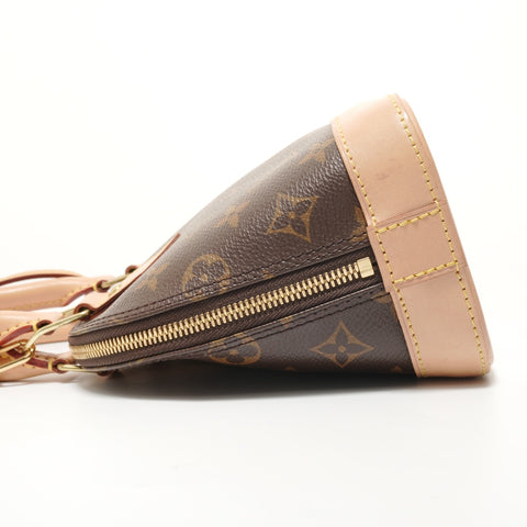 LOUIS VUITTON Monogram Alma BB (2020 model) Handbag Brown WS27565