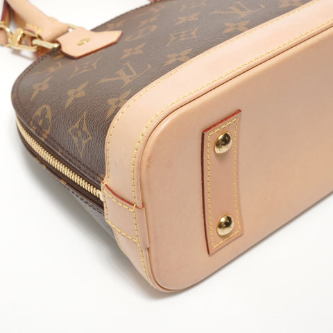 LOUIS VUITTON Monogram Alma BB (2020 model) Handbag Brown WS27565