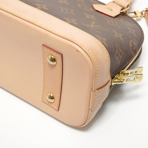 LOUIS VUITTON Monogram Alma BB (2020 model) Handbag Brown WS27565