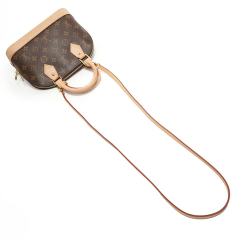 LOUIS VUITTON Monogram Alma BB (2020 model) Handbag Brown WS27565