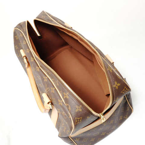 LOUIS VUITTON Monogram Carryall, made in 2006. Boston bag Brown WS27567