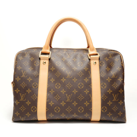 LOUIS VUITTON Monogram Carryall, made in 2006. Boston bag Brown WS27567