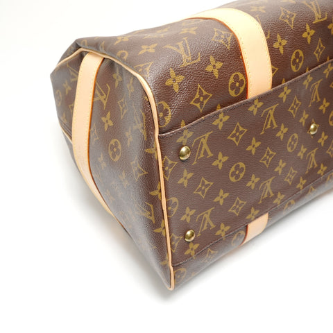 LOUIS VUITTON Monogram Carryall, made in 2006. Boston bag Brown WS27567