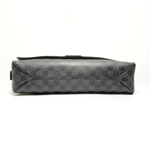LOUIS VUITTON Damier Graphite Daniel MM, 2014 model. Shoulder Bag black WS27568