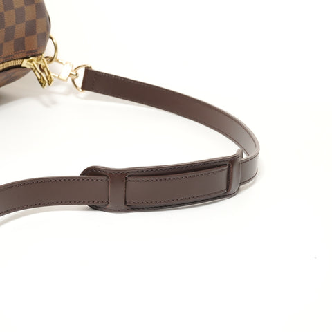 LOUIS VUITTON Damier Keepall Bandoulire, made in 2007. Boston bag Brown WS27570