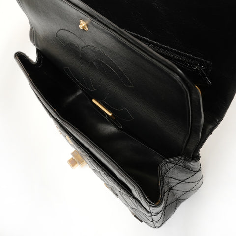 CHANEL Item No. 22, 2016-2017, 2.55 yen, Reissue Matelass Lucky Charm Shoulder Bag black WS27571