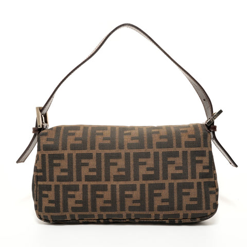 FENDI Zucca Mama Shoulder Bag Brown WS27574