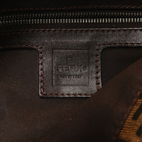 FENDI Zucca Mama Shoulder Bag Brown WS27574