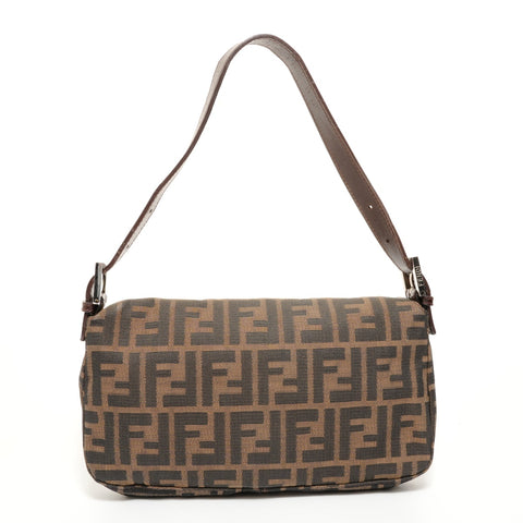 FENDI Zucca Mama Shoulder Bag Brown WS27575