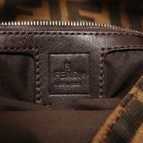 FENDI Zucca Mama Shoulder Bag Brown WS27575