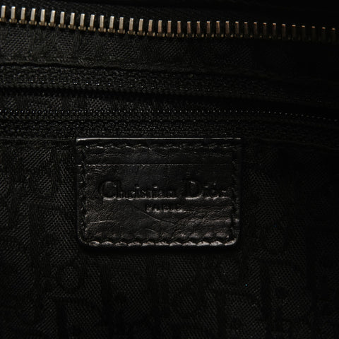 Christian Dior Galliano Leather One Belt Shoulder Bag black WS27576