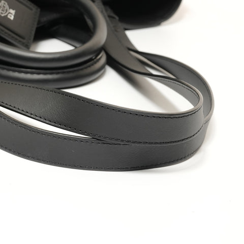 LOUIS VUITTON Monogram Taurillon Clemence Sac Plat 24H Handbag black WS27577