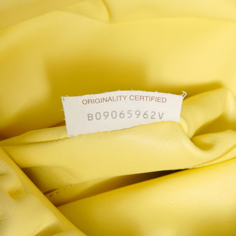 BOTTEGAVENETA The Fringe Pouch Leather Shoulder Bag yellow WS27578