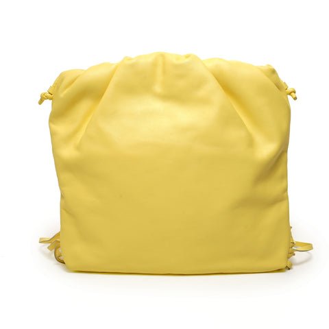 BOTTEGAVENETA The Fringe Pouch Leather Shoulder Bag yellow WS27578