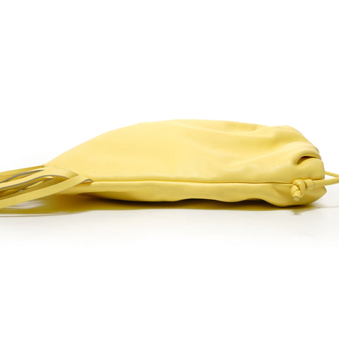 BOTTEGAVENETA The Fringe Pouch Leather Shoulder Bag yellow WS27578
