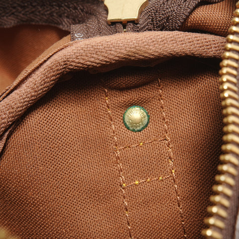 LOUIS VUITTON Monogram Keepall Bandoulire 45, made in 1991 Boston bag Brown WS27579