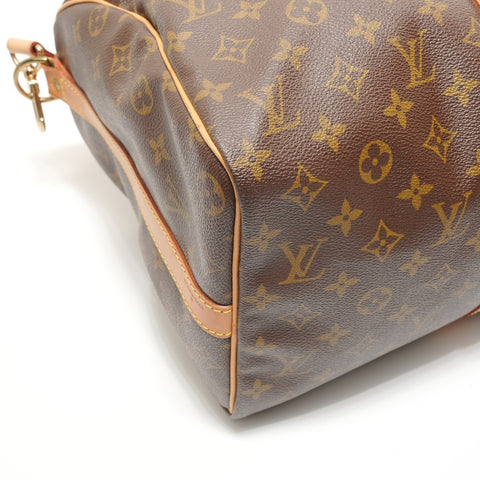 LOUIS VUITTON Monogram Keepall Bandoulire 45, made in 1991 Boston bag Brown WS27579