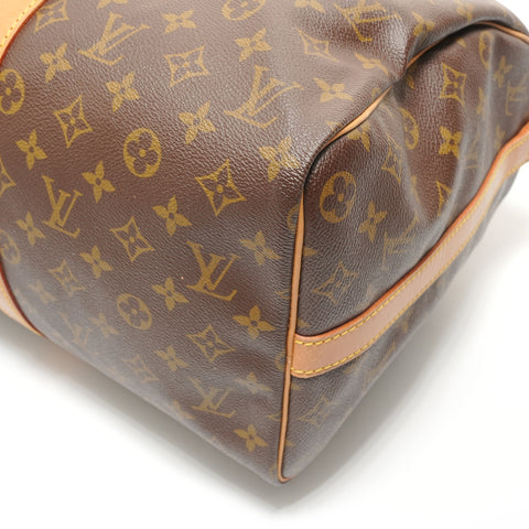 LOUIS VUITTON Monogram Keepall Bandoulire 45, made in 1991 Boston bag Brown WS27579