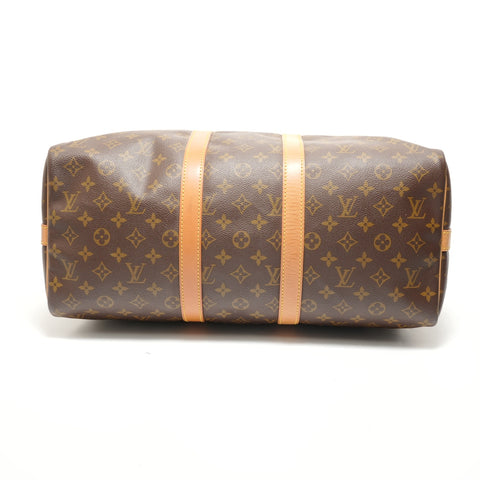LOUIS VUITTON Monogram Keepall Bandoulire 45, made in 1991 Boston bag Brown WS27579