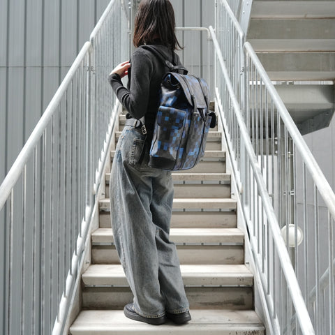 LOUIS VUITTON 2018 Damier Graphite Pixel Christopher PM Backpack  Daypack black WS27581