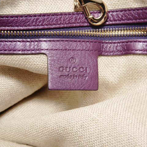 GUCCI leather Tote Bag purple WS27583