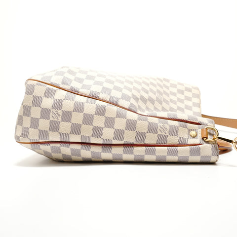 LOUIS VUITTON Damier Azur Sophie, made in 2013. Shoulder Bag white WS27584
