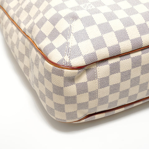 LOUIS VUITTON Damier Azur Sophie, made in 2013. Shoulder Bag white WS27584