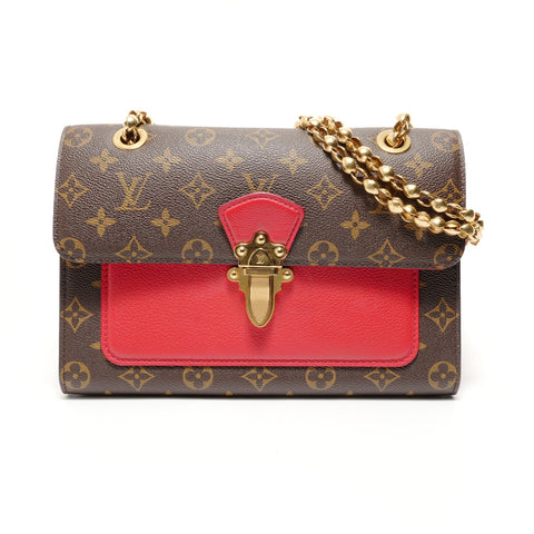 LOUIS VUITTON Monogram Victoire, made in 2018. Shoulder Bag Brown WS27585