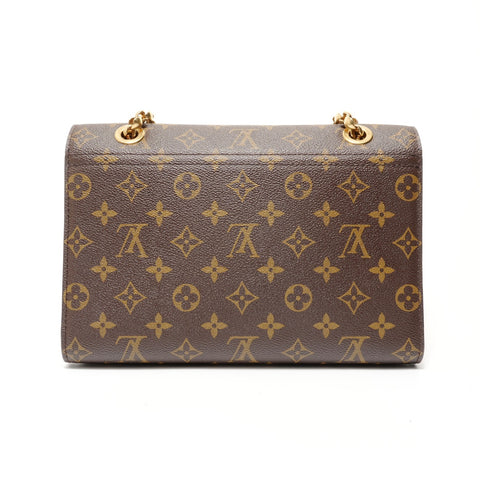 LOUIS VUITTON Monogram Victoire, made in 2018. Shoulder Bag Brown WS27585