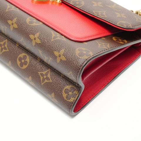 LOUIS VUITTON Monogram Victoire, made in 2018. Shoulder Bag Brown WS27585