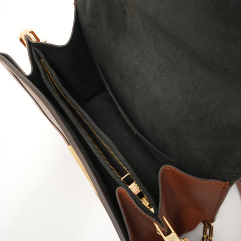 LOUIS VUITTON Monogram Dauphine MM 2019 Shoulder Bag Brown WS27587