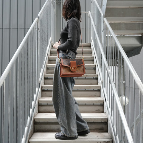LOUIS VUITTON Monogram Dauphine MM 2019 Shoulder Bag Brown WS27587