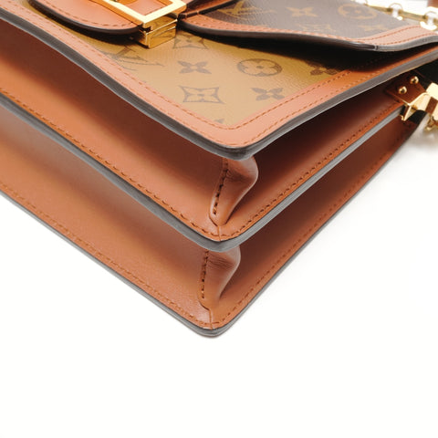 LOUIS VUITTON Monogram Dauphine MM 2019 Shoulder Bag Brown WS27587