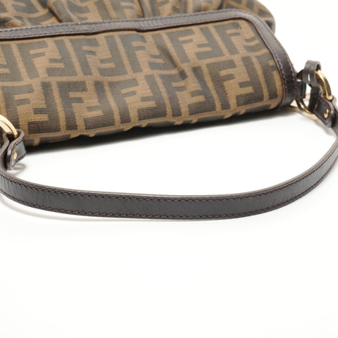 FENDI Zucca canvas Handbag Brown WS27588