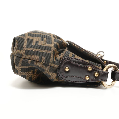 FENDI Zucca canvas Handbag Brown WS27588