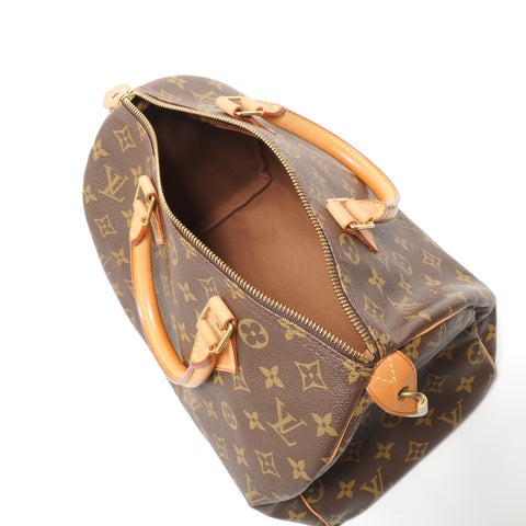 LOUIS VUITTON 1998 Monogram Speedy 30 Handbag Brown WS27590