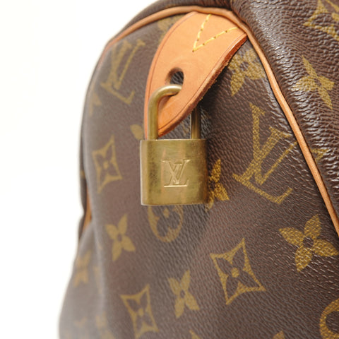 LOUIS VUITTON 1998 Monogram Speedy 30 Handbag Brown WS27590
