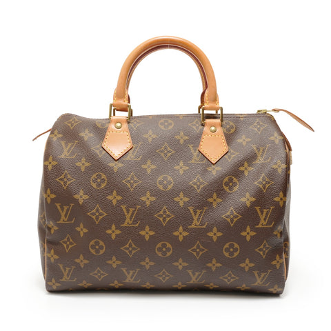 LOUIS VUITTON 1998 Monogram Speedy 30 Handbag Brown WS27590